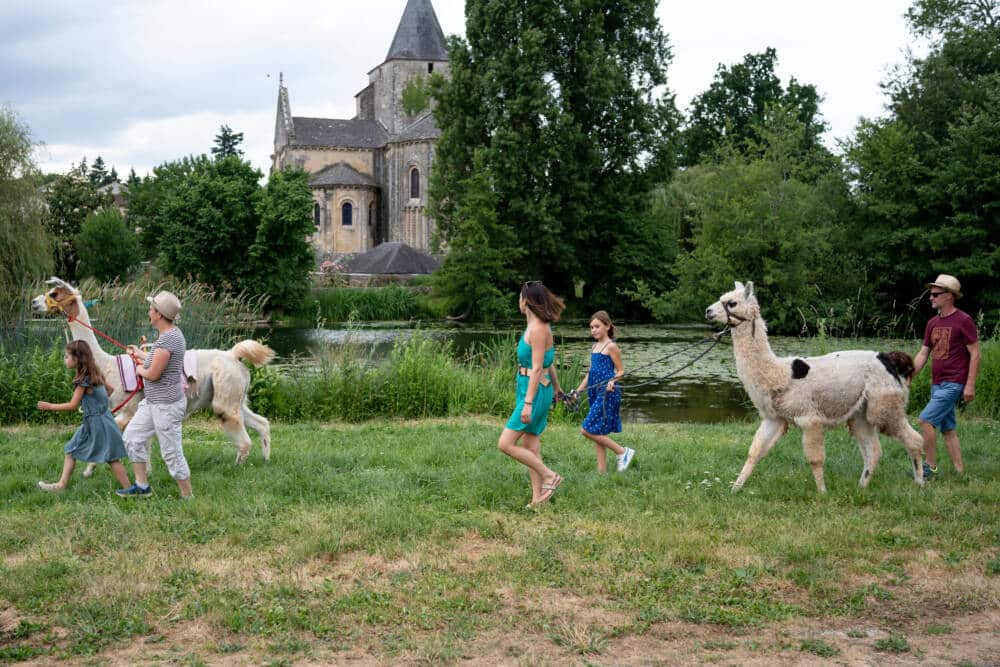 Rando Lama avec la Belle Anée à Jazeneuil