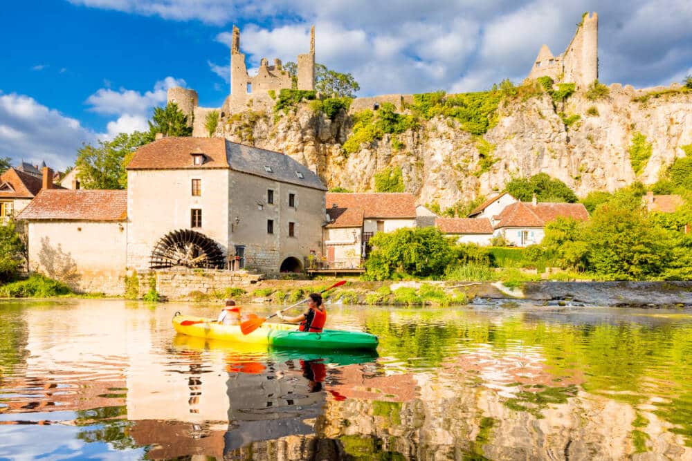 Kayak à Angles sur l'Anglin