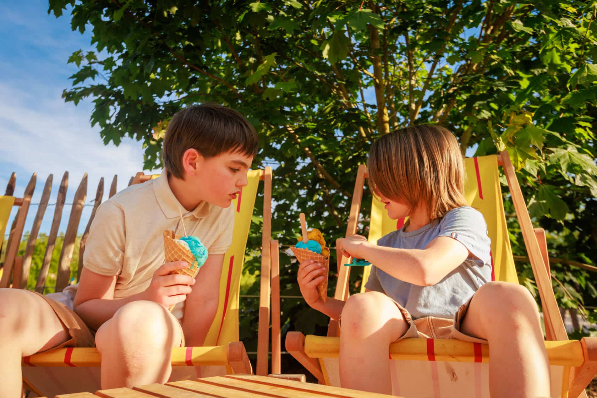 Une glace à la Guinguette Pictave