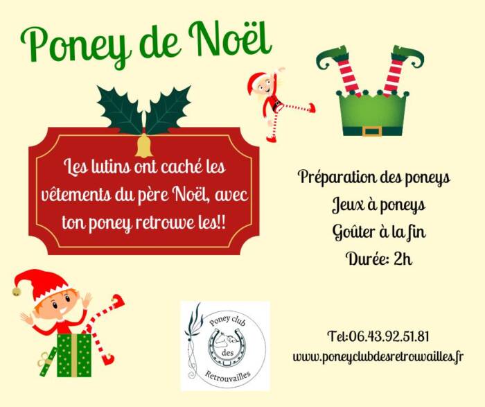 poney de noel 1 - Tourisme Vienne